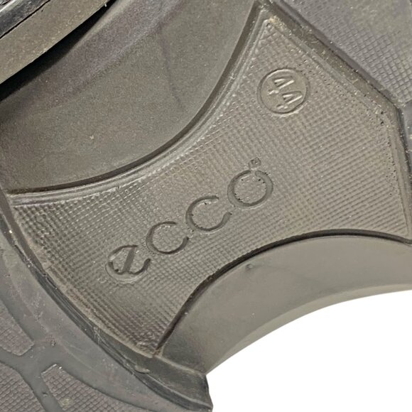 ECCO Windsor Black‎ Leather Apron Toe Oxford - Picture 3 of 10